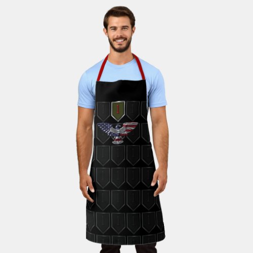 1st Infantry Division Big Red One Veteran Apron