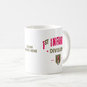 1st Infantry Division "BRO" Distressed Coffee Mug