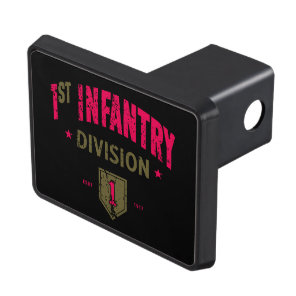 1st Infantry Division "BRO" Distressed Hitch Cover