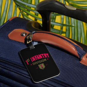 1st Infantry Division "BRO" Distressed Luggage Tag