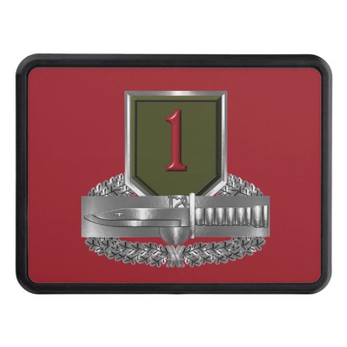 1st Infantry Division Combat Action Badge Hitch Cover