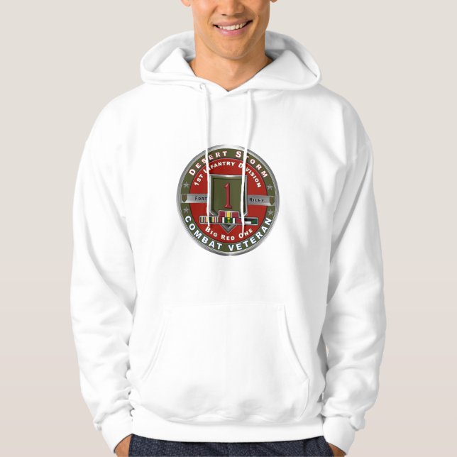  1st Infantry Division  Desert Storm Hoodie (Front)