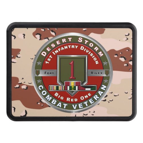 1st Infantry Division Desert Storm Veteran Hitch Cover