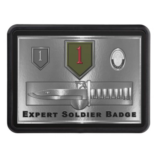 1st Infantry Division Expert Soldier Badge Hitch Cover