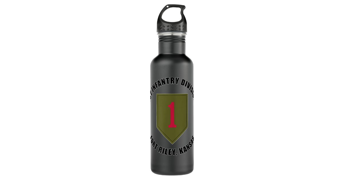 Fort Riley Range Operations Emblem 1st Infantry Division Fort Riley Kansas Emblem Vet Stainless Steel ...