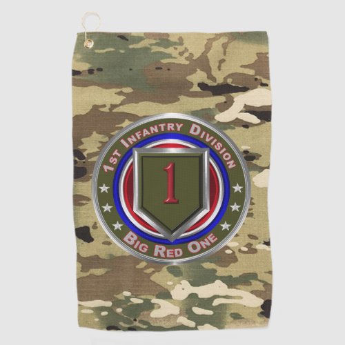 1st Infantry Division  Golf Towel