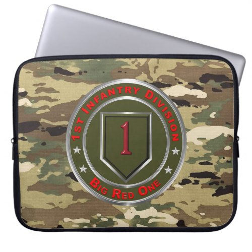 1st Infantry Division Laptop Sleeve