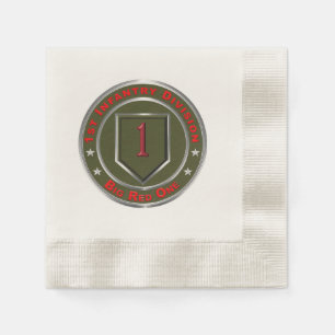 1st Infantry Division Napkins