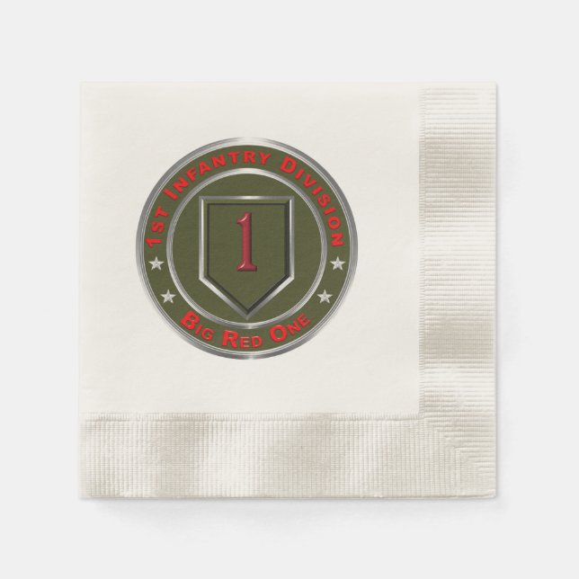 1st Infantry Division  Napkins (Front)