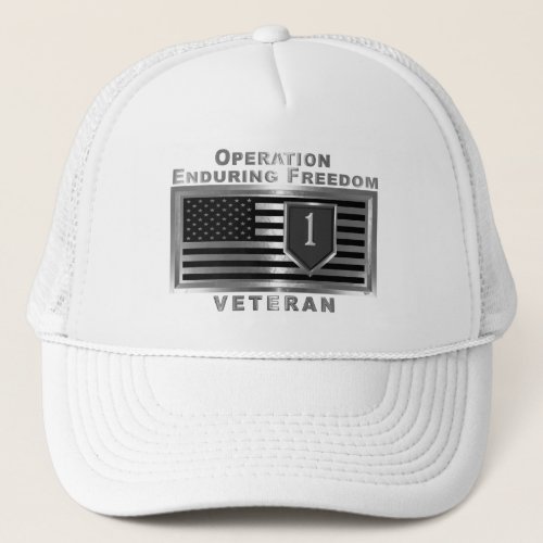 1st Infantry Division Operation Enduring Freedom Trucker Hat