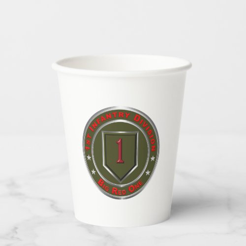 1st Infantry Division  Paper Cups