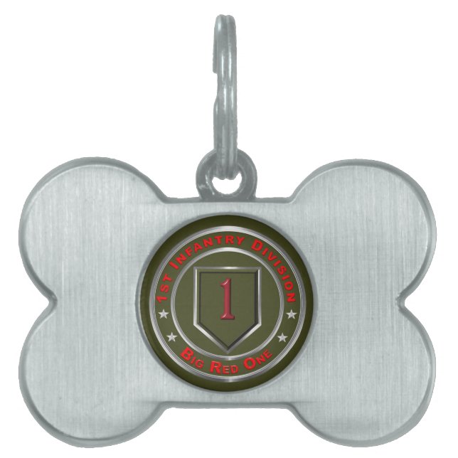 1st Infantry Division  Pet ID Tag (Front)