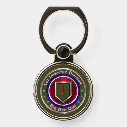 1st Infantry Division  Phone Ring Stand