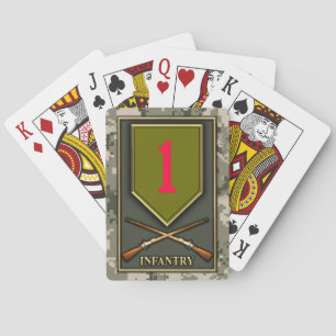 1st Infantry Division Poker Cards