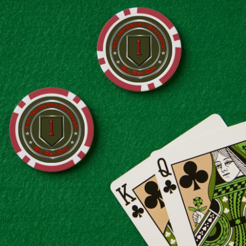 1st Infantry Division  Poker Chips