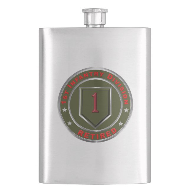 1st Infantry Division Retired Flask (Front)