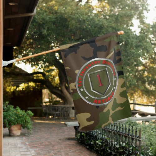 1st Infantry Division Retired House Flag