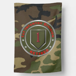 1st Infantry Division Retired House Flag
