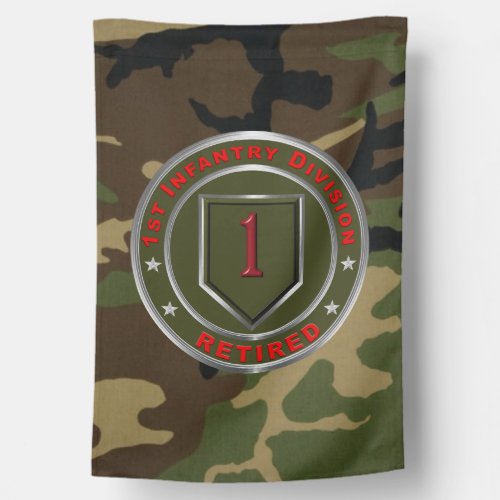 1st Infantry Division  Retired  House Flag