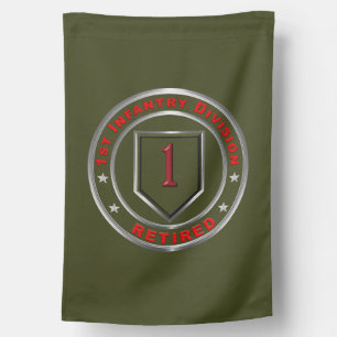 1st Infantry Division Retired House Flag