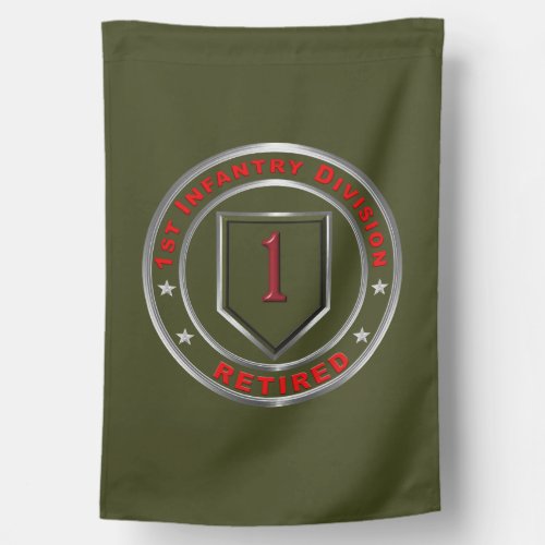 1st Infantry Division  Retired  House Flag