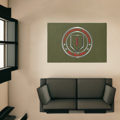 1st Infantry Division  Rug