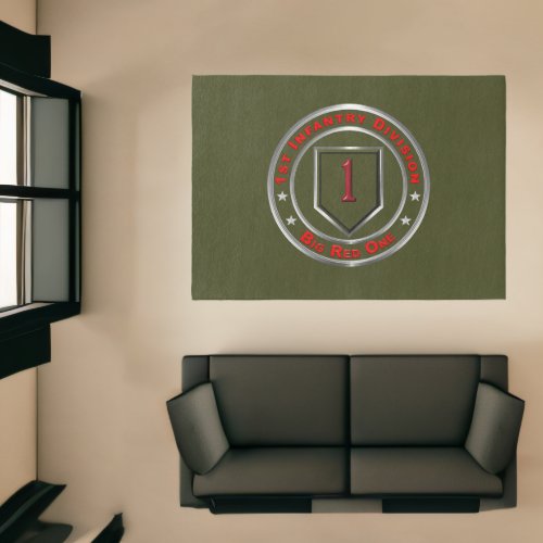 1st Infantry Division  Rug