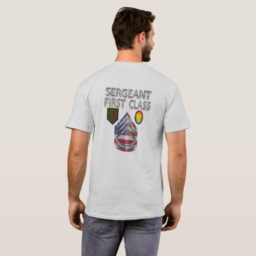 1st Infantry Division Sergeant First Class T_Shirt