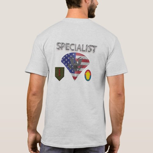 1st Infantry Division Specialist T_Shirt