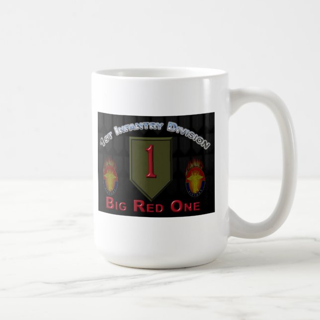 1st Infantry Division - The Big Red One Coffee Mug (Right)