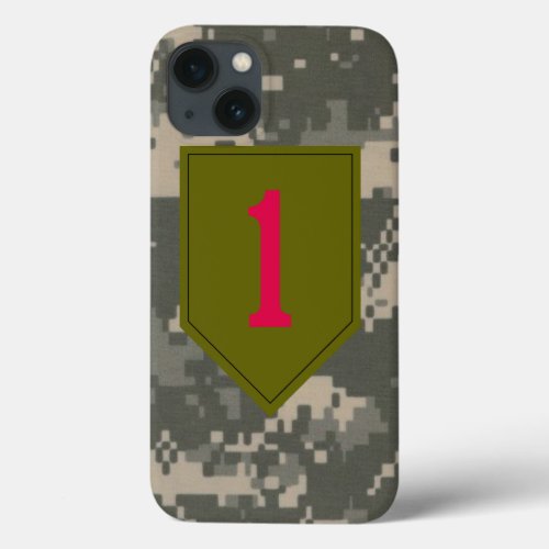 1st Infantry Division The Big Red One Digital iPhone 13 Case