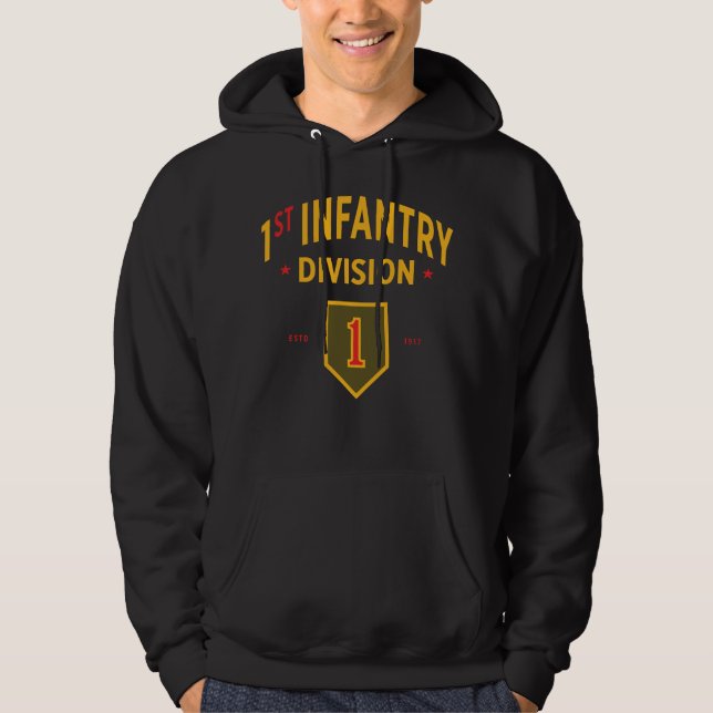 1st Infantry Division - United States Military Hoodie (Front)