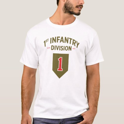 1st Infantry Division United States Military T_Shirt