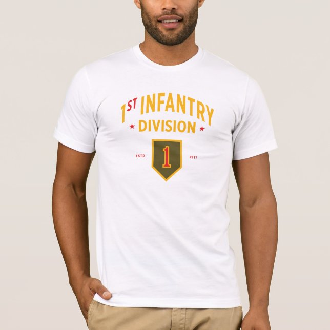 1st Infantry Division - United States Military T-Shirt (Front)