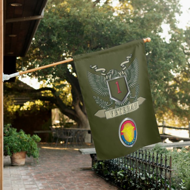 1st Infantry Division Veteran House Flag (In SItu)