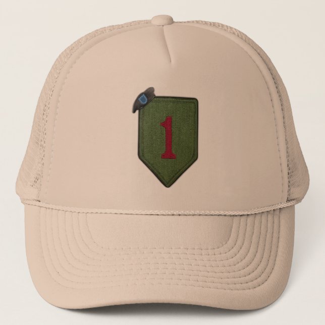1st infantry division veterans vets patch Hat (Front)