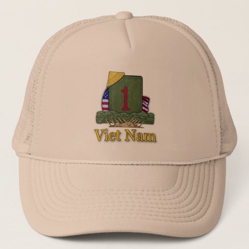 1st infantry division veterans vietnam vet Hat