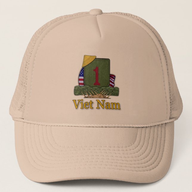 1st infantry division veterans vietnam vet Hat (Front)