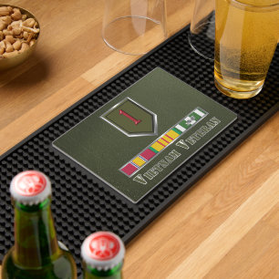 1st Infantry Division Vietnam Veteran Bar Mat