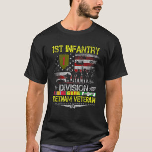 1st Infantry Division Vietnam Veteran Military Vet T-Shirt