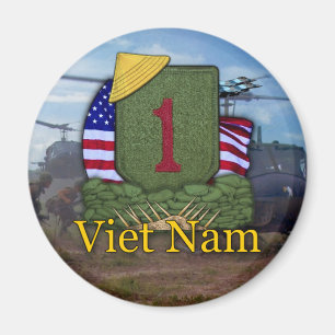 1st infantry division vietnam veterans vets Magnet