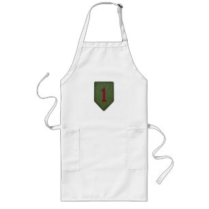 1st infantry division vietnam war vets bbq apron