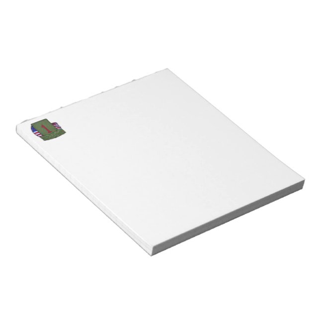 1st infantry division war veterans vets Notepad (Angled)