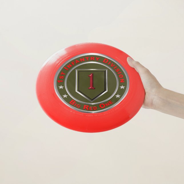 1st Infantry Division  Wham-O Frisbee (In Hand)