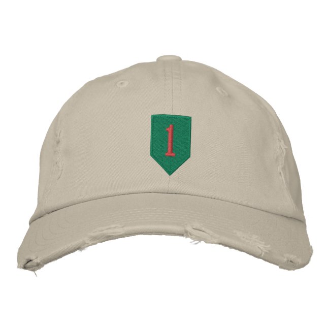 1st Infantry Embroidered Baseball Cap (Front)