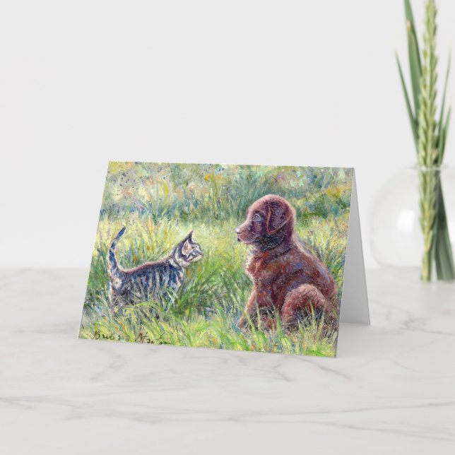 "1st Introductions" Blank Note Card (Front)