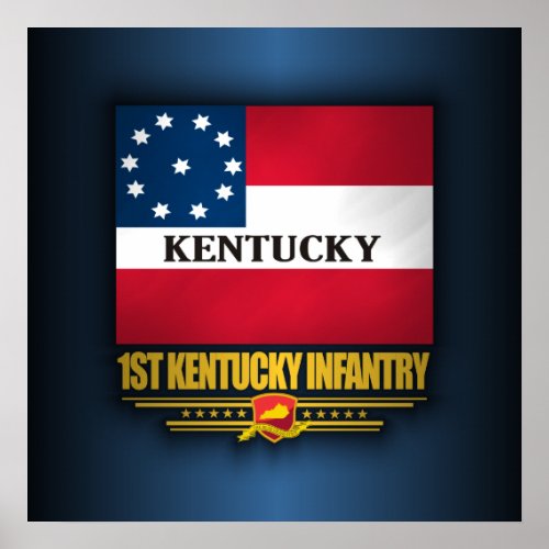 1st Kentucky Infantry Poster