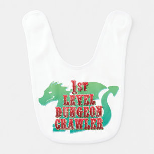 1st Level Dungeon Crawler Baby Bib