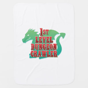 1st Level Dungeon Crawler Baby Blanket