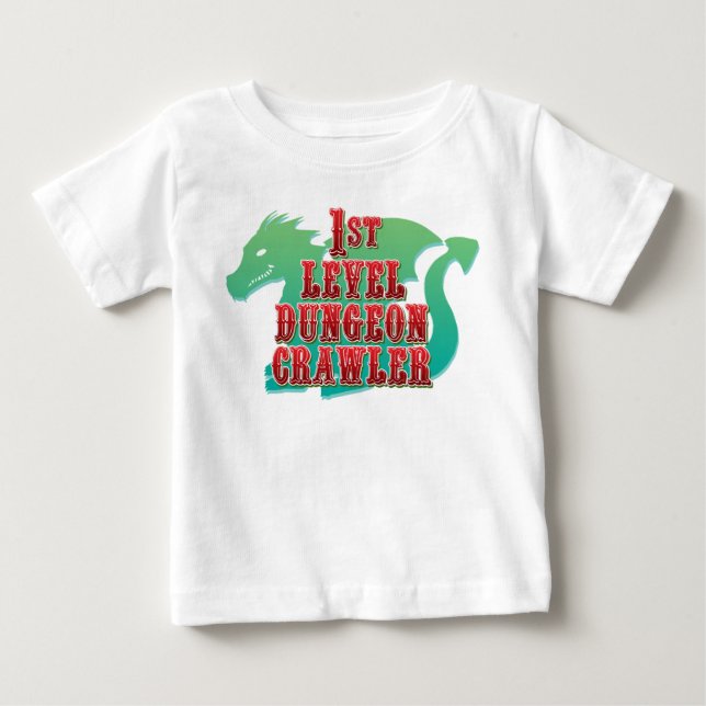 1st Level Dungeon Crawler Baby T-Shirt (Front)